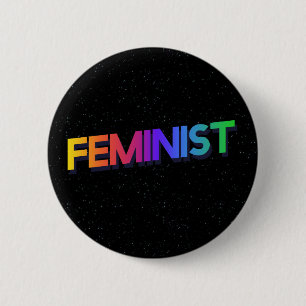 Feminist 6 Cm Round Badge