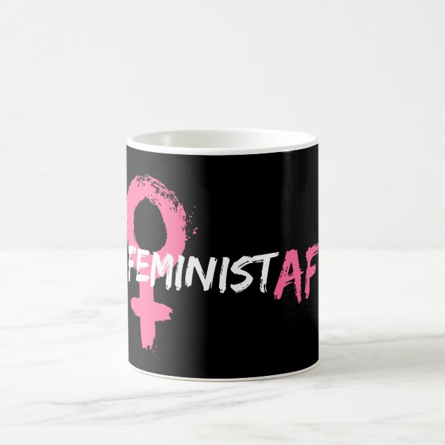 Feminist AF Female Symbol  Coffee Mug (Center)
