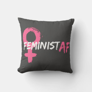 FEMINIST AF FEMALE SYMBOL  CUSHION