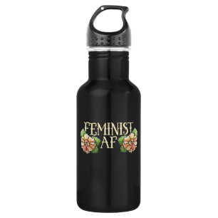 feminist af flowers Feminist AF 532 Ml Water Bottle