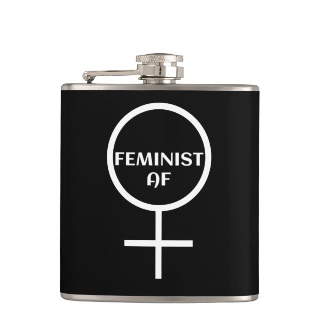 FEMINIST AF HIP FLASK (Front)