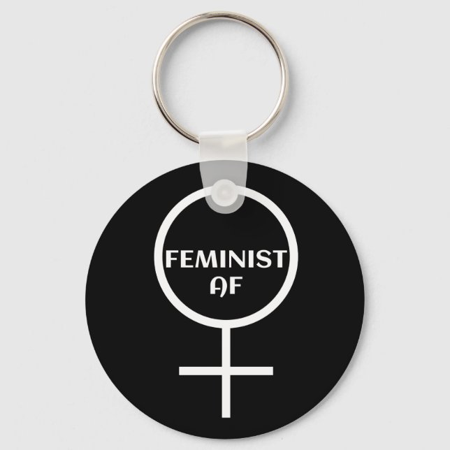 FEMINIST AF KEY RING (Front)