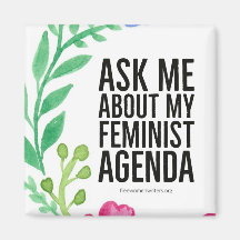Feminist Agenda Magnet