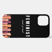 Feminist And Proud Case-Mate iPhone Case (Back (Horizontal))