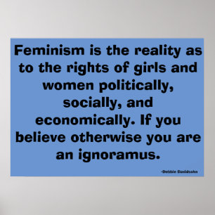 Feminist Art Posters by Debbie Davidsohn - Gifts