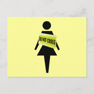 Feminist attitude funny feminist image postcard