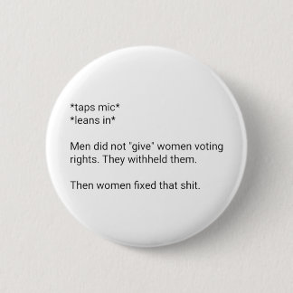Feminist Badge - Voting Rights