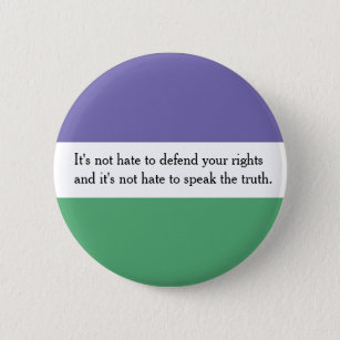 Feminist Button with Magdalen Berns Quote