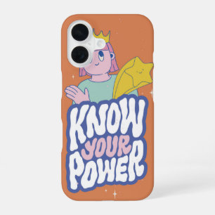 Feminist Cartoon Girl iPhone 16 Case