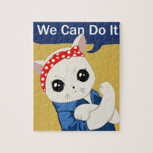 Feminist Cat Jigsaw Puzzle