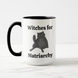 Feminist Cat Mum Astrology Tarot Zodiac Witch Mug