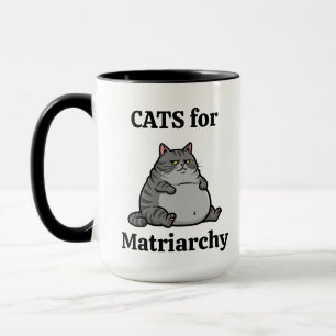 Feminist Cat Mum Whimsical Zodiac Tarot Astrology Mug