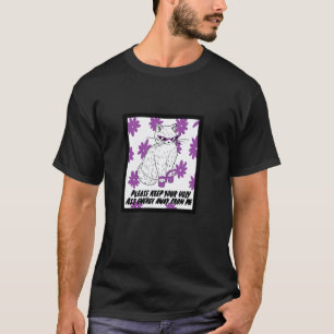 Feminist Cat No Drama Cat Toxic Vibes Women's Powe T-Shirt