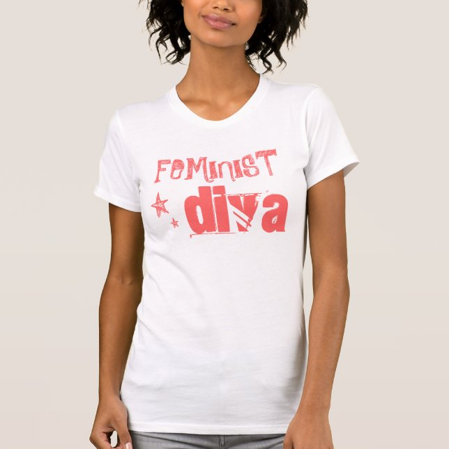 FEMINIST DIVA tee (Front)