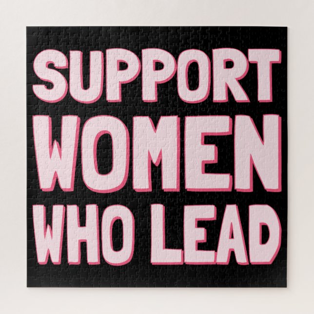Feminist Elections - Support Women Who Lead III Jigsaw Puzzle (Vertical)