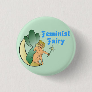 Feminist Fairy (Version 1) 3 Cm Round Badge