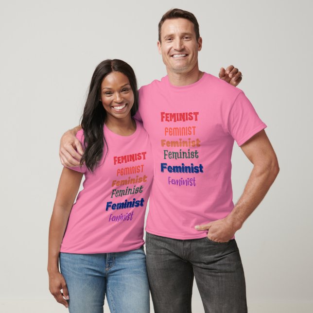 feminist fun font pride - t-shirt (Unisex)