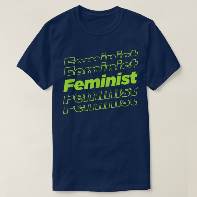 Feminist Future Retro Style Feminism 1626  T-Shirt (Design Front)