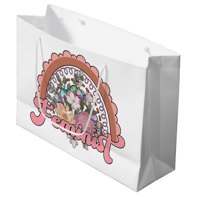 Feminist Gift Bag (Front Angled)