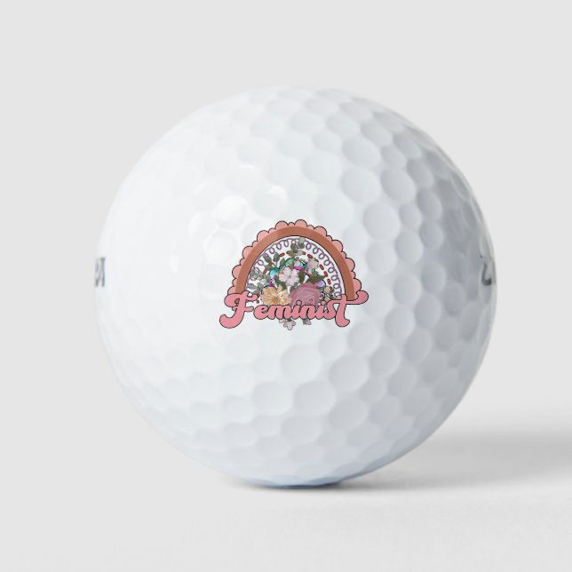 Feminist Golf Balls (Front)