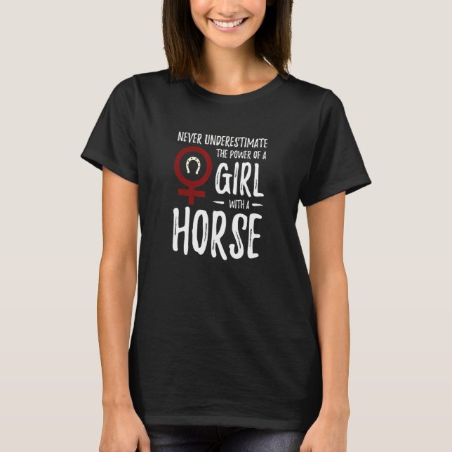 Feminist Horse Mum T-Shirt (Front)