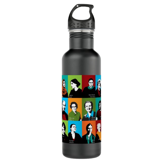 Feminist Icons  710 Ml Water Bottle (Front)