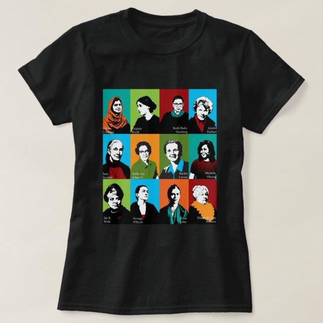 Feminist Icons  T-Shirt (Design Front)