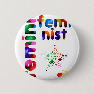 Feminist Jellybean 6 Cm Round Badge