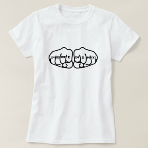 Feminist Knuckle Tattoos T-Shirt