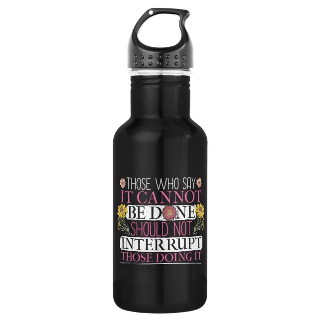Feminist Leader Empowered Women 532 Ml Water Bottle (Front)