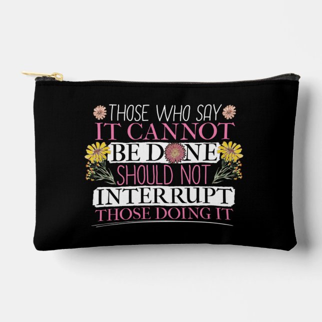 Feminist Leader Empowered Women Accessory Pouch (Front)