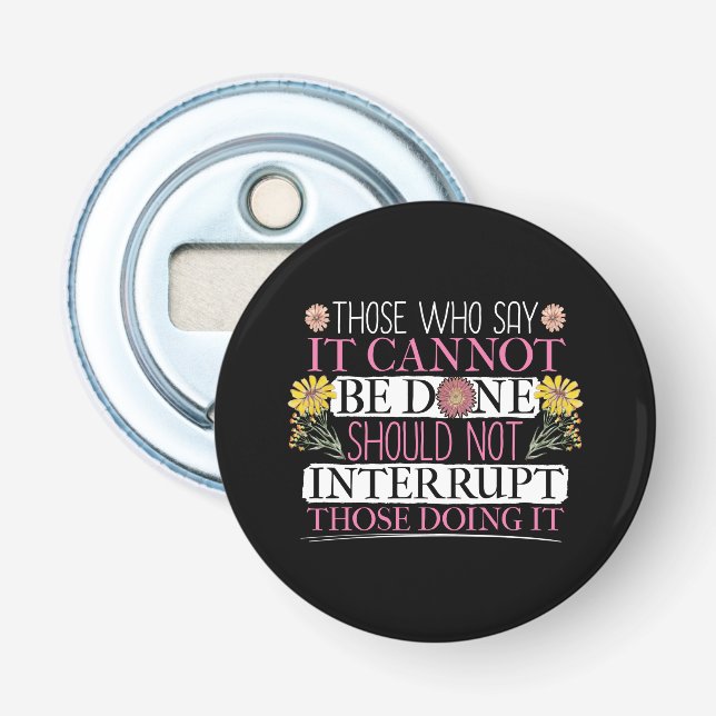 Feminist Leader Empowered Women Bottle Opener (Front)