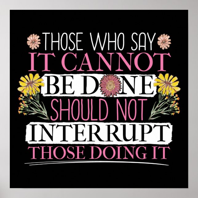 Feminist Leader Empowered Women Poster (Front)