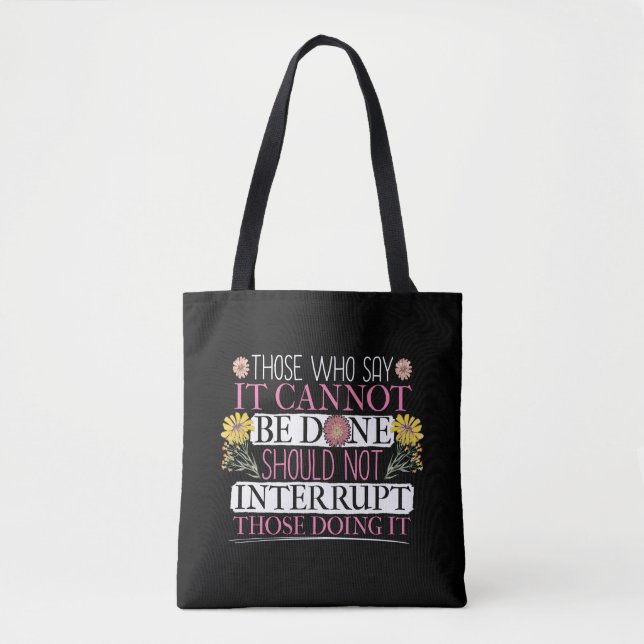 Feminist Leader Empowered Women Tote Bag (Front)