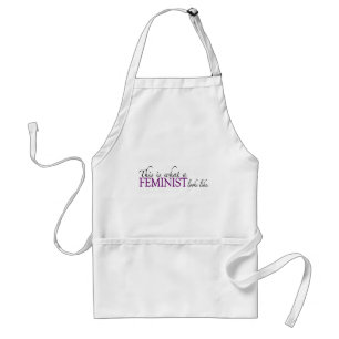 Feminist Looks Like Standard Apron