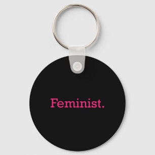 Feminist Minimal Resist Patriarchy Key Ring