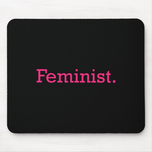 Feminist Minimal Resist Patriarchy  Mouse Mat (Front)