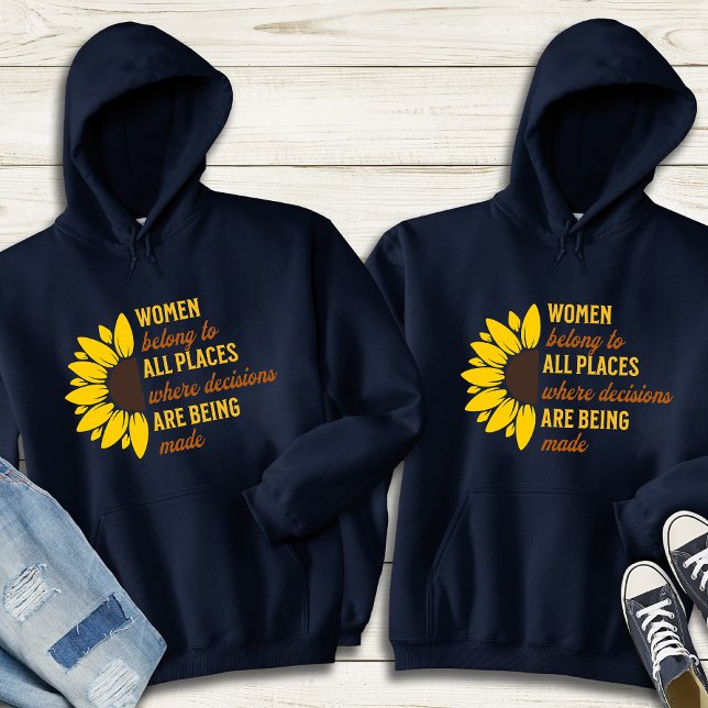 Feminist Mother’s Day Gift Ruth Bader Sunflower Hoodie (Creator Uploaded)