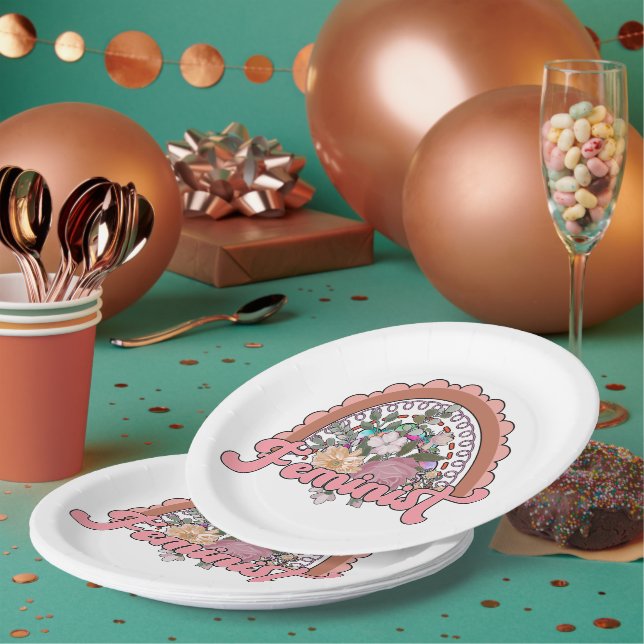 Feminist Paper Plates (Multi)