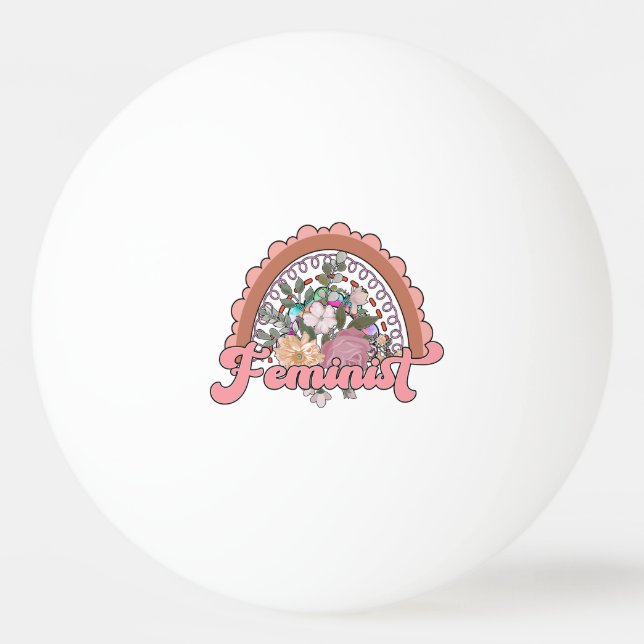 Feminist Ping Pong Balls (Front)