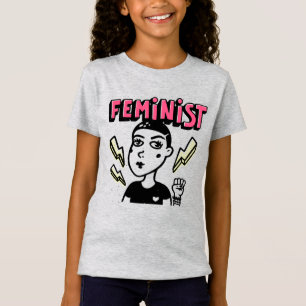 Feminist Pop Art Girl T-Shirt