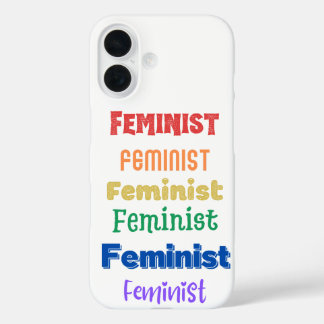 feminist pride  iPhone 16 case