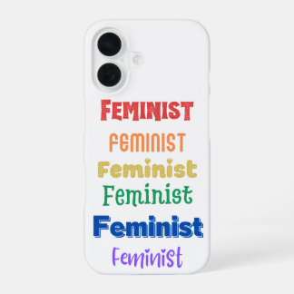 feminist pride iPhone 16 case