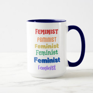 feminist pride mug