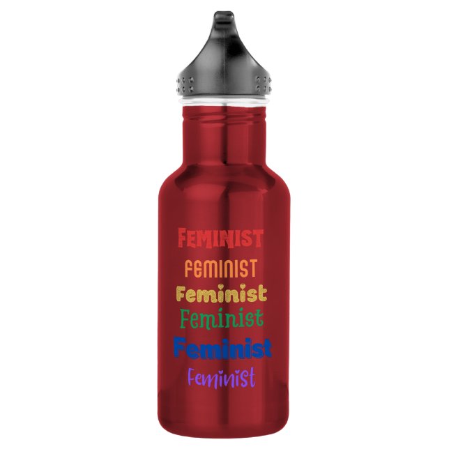 feminist pride water bottle (Right)