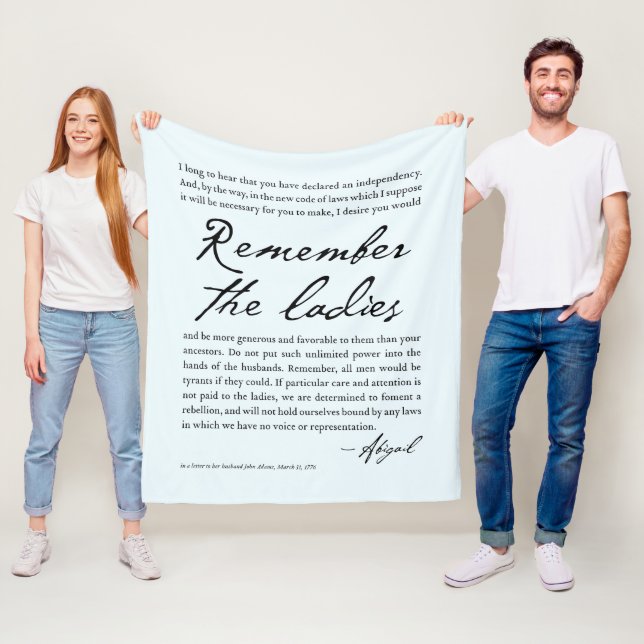 Feminist Quote best feminism gifts Fleece Blanket (In Situ)