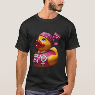 Feminist Rubber Duck Ducky Duckie T-Shirt