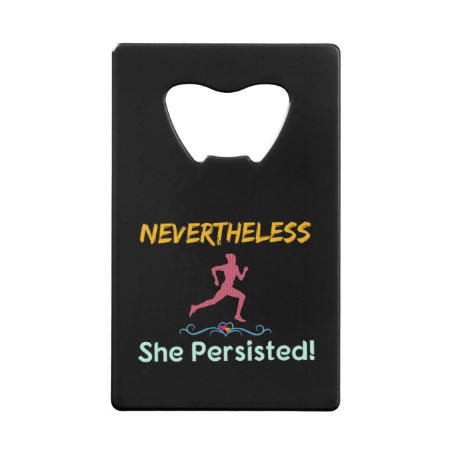 Feminist Runner Nevertheless She Persisted (Front)