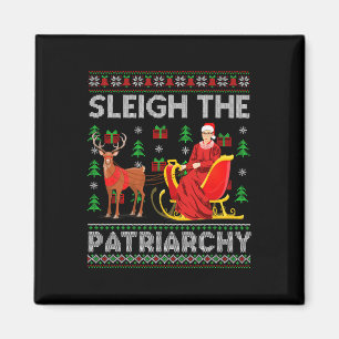 Feminist Ruth Bader Ginsburg Rbg Xmas Sleigh The P Magnet