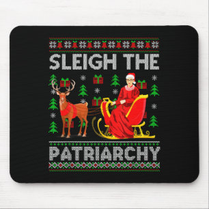 Feminist Ruth Bader Ginsburg Rbg Xmas Sleigh The P Mouse Mat